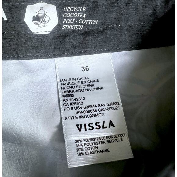 Men's Vissla Stretch Mongo Hawaiian Board Shorts - 36 - $65 Retail - Picture 4 of 5